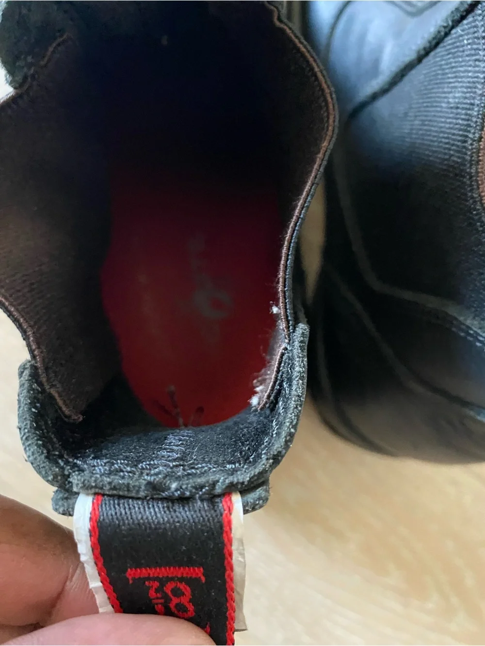 Redback Bobcat black leather ankle Chelsea boots men us size 9.5 us 8.5